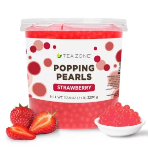 Strawberry Popping Pearls - 7 lb