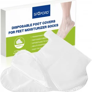 300PCS Disposable Foot Covers for Feet Moisturizer Socks