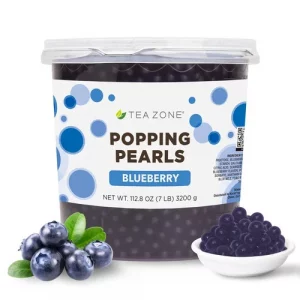 Tea Zone Cherry Popping Pearls/ Bursting/ Popping Boba(B2059, 7 lbs)for Boba Tea - Copy